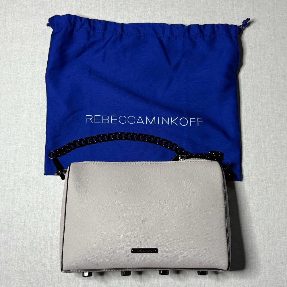 Rebecca minkoff pale purple/grey Avery leather crossbody purse - Picture 8 of 13